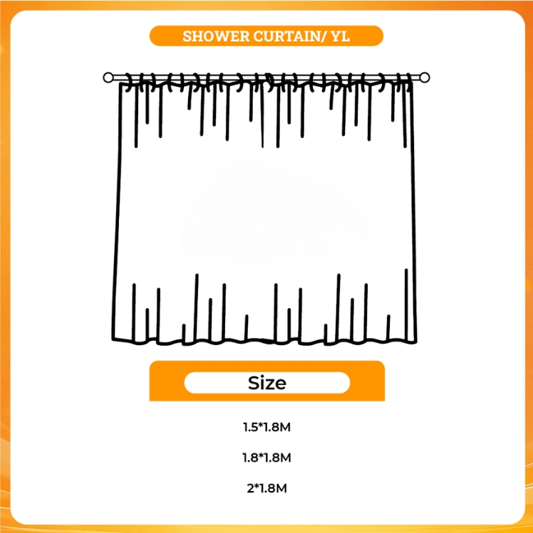 3D shower curtain - Librarian Gifts