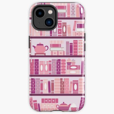 Romance Tea Books And Bookcase Iphone Case