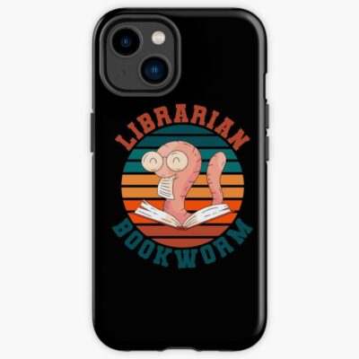 Bookworm Librarian For Book Lovers Iphone Case