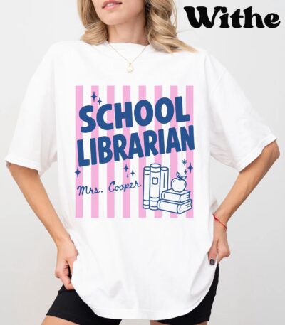 Librarian School Comfort Classic Custom T-shirt