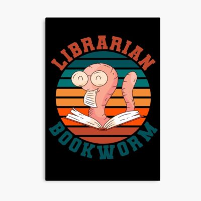 Librarian Bookworm For Book Lovers Poster