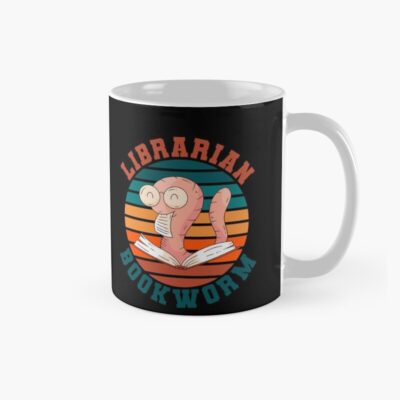 Librarian Bookworm For Book Lovers Mug