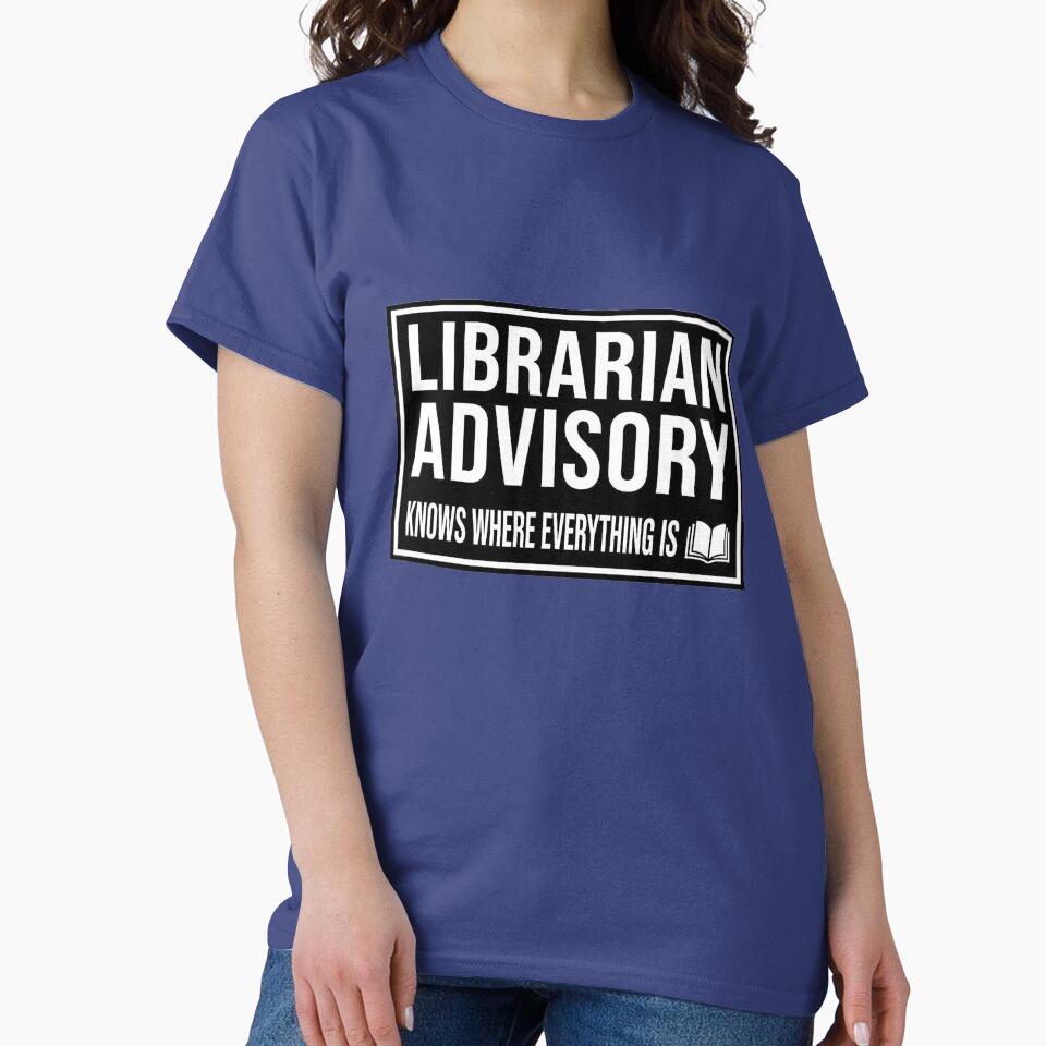 ssrcoclassic_teewomens_02353d774d8b4ffd91frontproduct_squarex1000 - Librarian Gifts