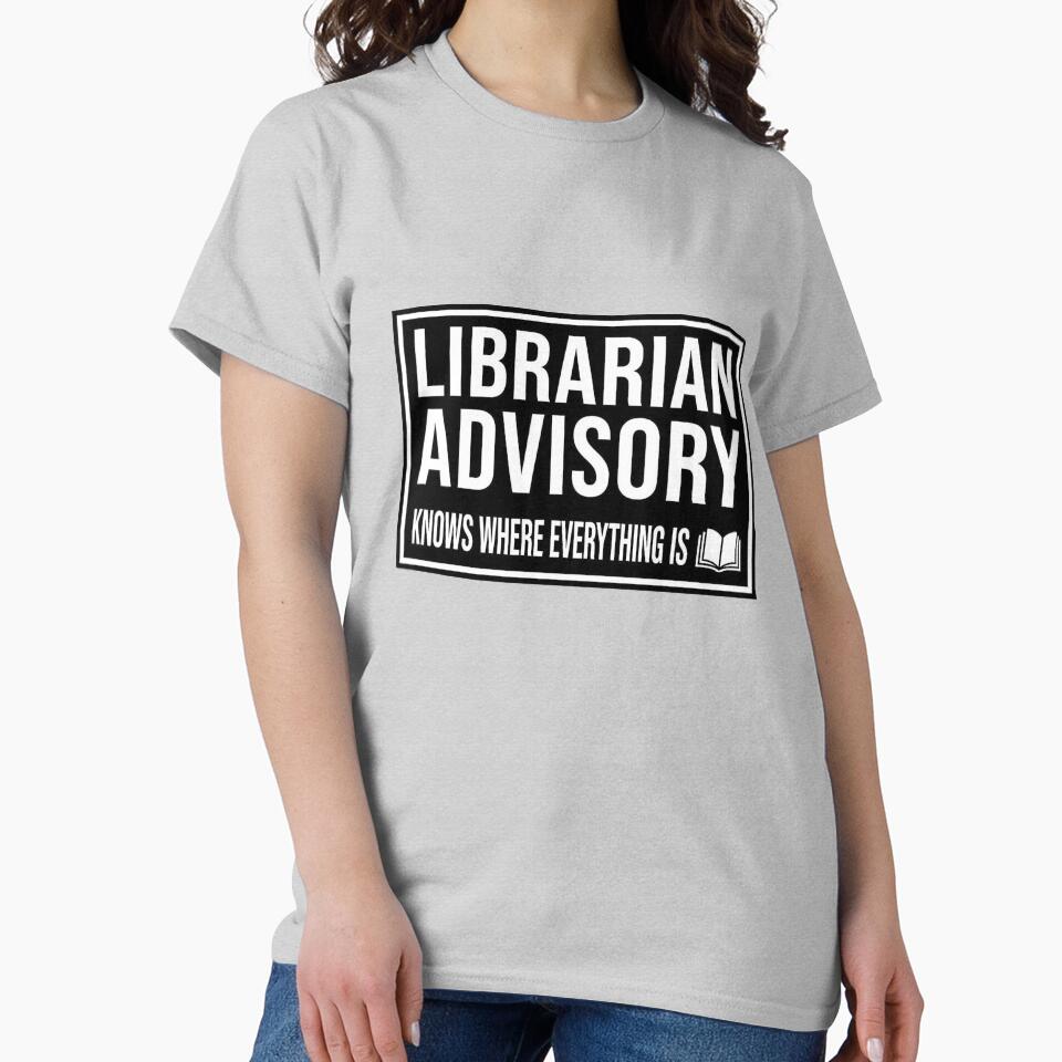 ssrcoclassic_teewomens_02heather_greyfrontproduct_squarex1000 - Librarian Gifts
