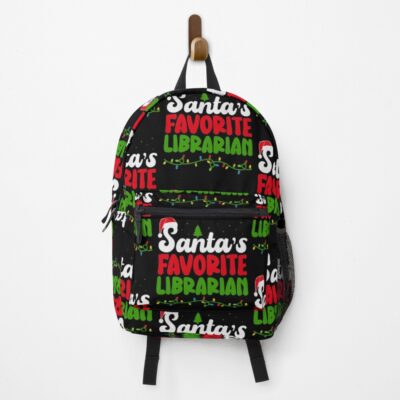 Favorite Librarian According To Santa Backpack