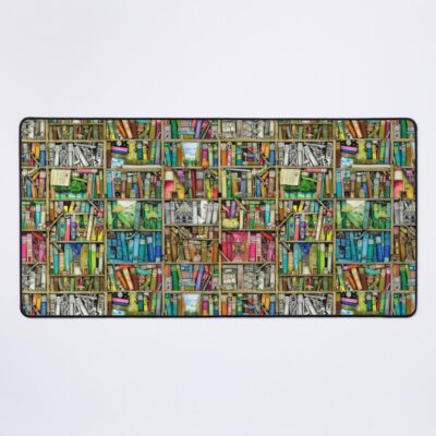 Fantasy Books On The Shelf Mouse Pad